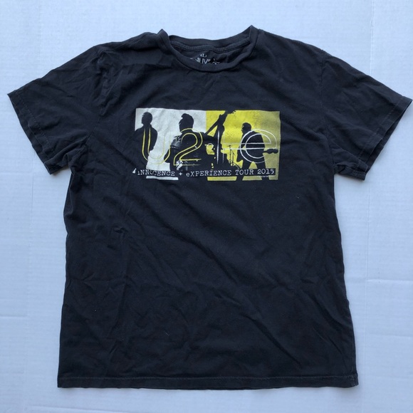 U2 Innocence Experience Tee 2015 Black Soft Cotton - Picture 1 of 4